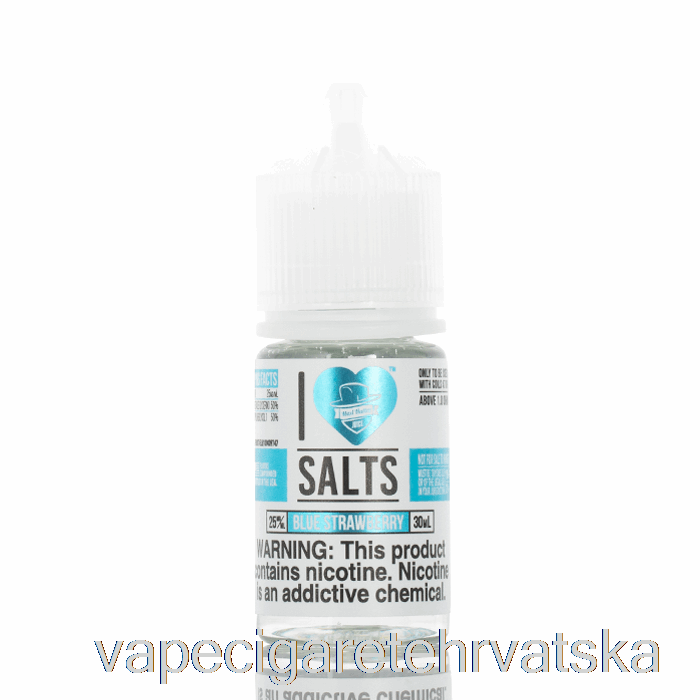 Vape Cigarete Plava Jagoda - Volim Soli - 30ml 25mg